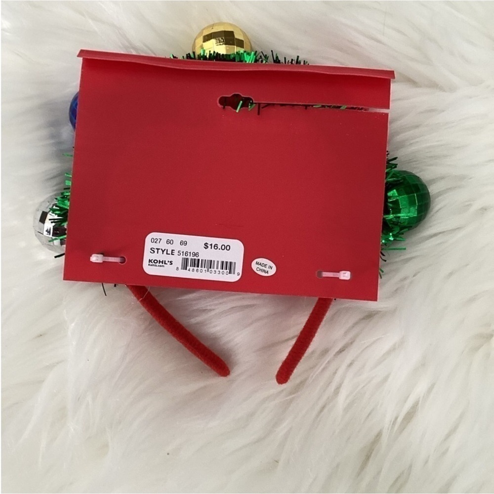 Celebrate Together from Kohls Christmas Ornament headband new - Picture 2 of 9